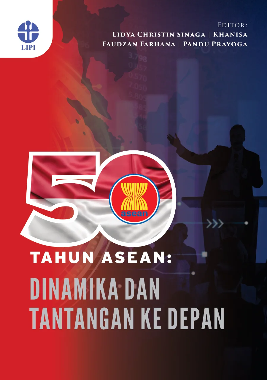 Sampul buku 50 Tahun ASEAN: Dinamika dan Tantangan ke Depan