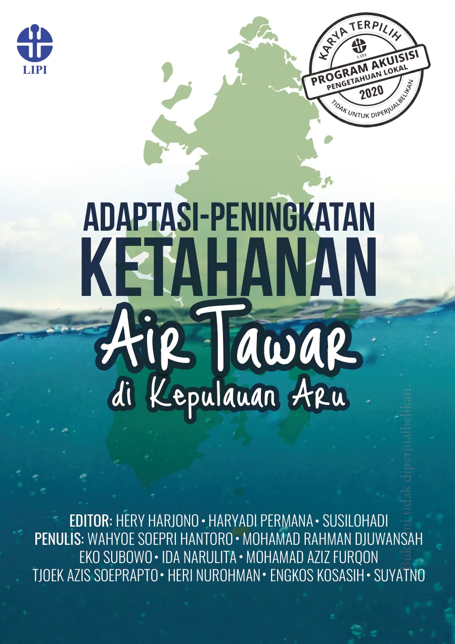 Sampul Adaptasi–Peningkatan Ketahanan Air Tawar di Kepulauan Aru