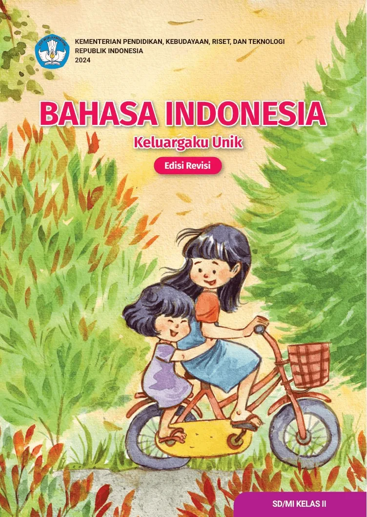 Sampul Bahasa Indonesia Keluargaku Unik untuk SD/MI Kelas II (Edisi Revisi)