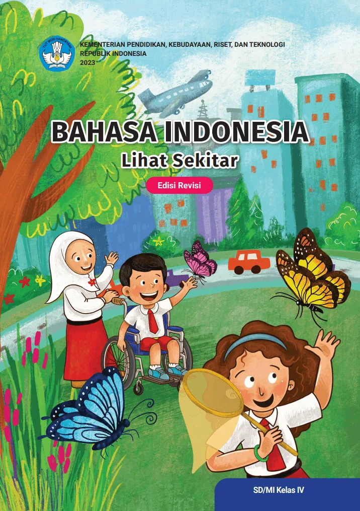 Sampul Bahasa Indonesia Lihat Sekitar untuk SD/MI Kelas IV (Edisi Revisi)
