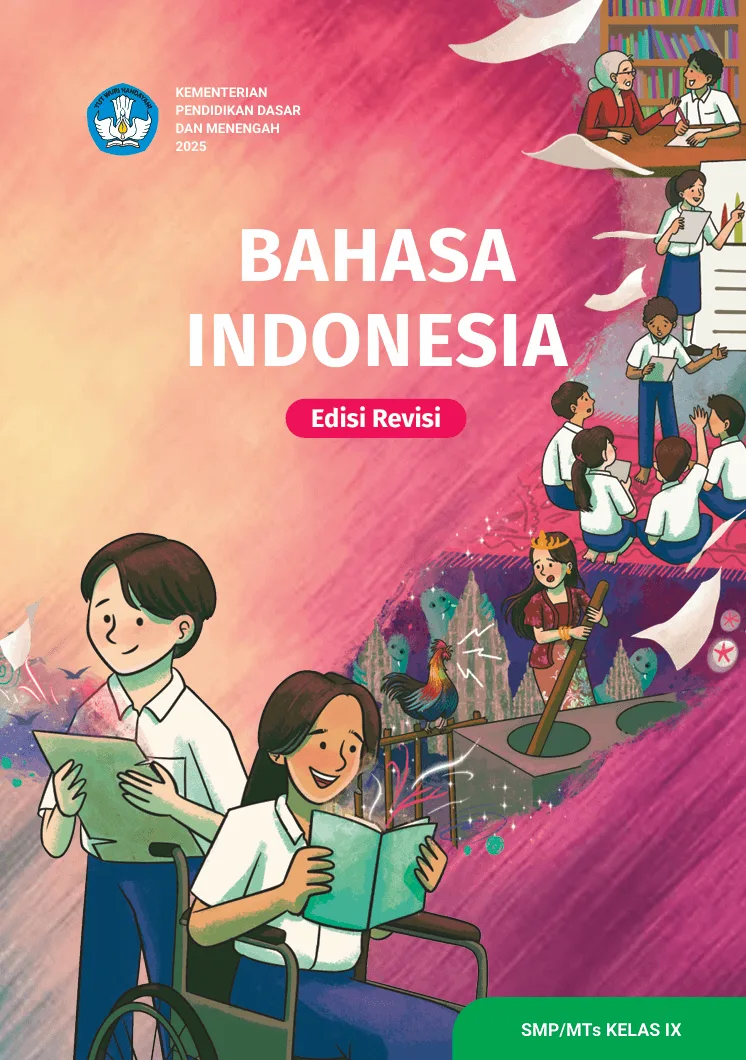 Sampul Bahasa Indonesia untuk SMP/MTs Kelas IX (Edisi Revisi)