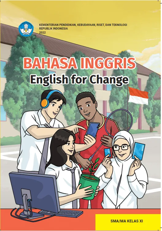 Sampul Bahasa Inggris: English for Change untuk SMA/MA Kelas XI