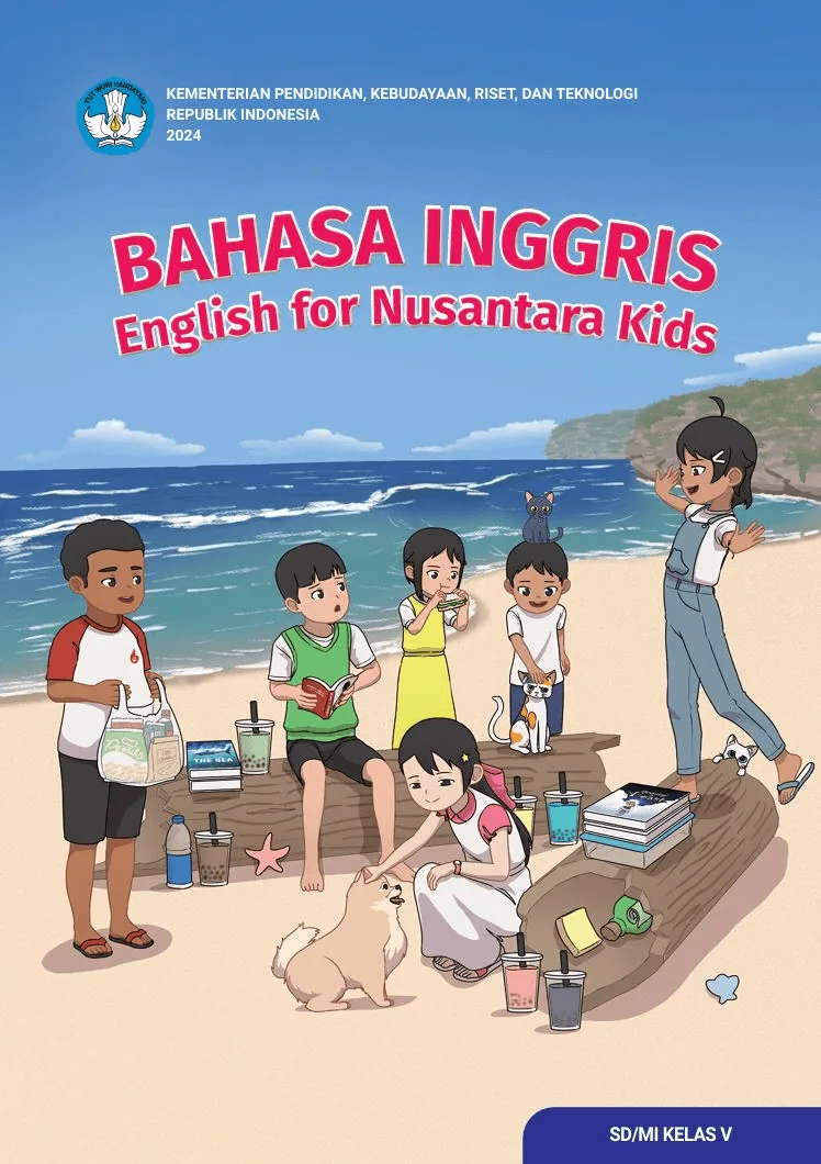 Sampul Bahasa Inggris: English for Nusantara Kids untuk SD/MI Kelas V