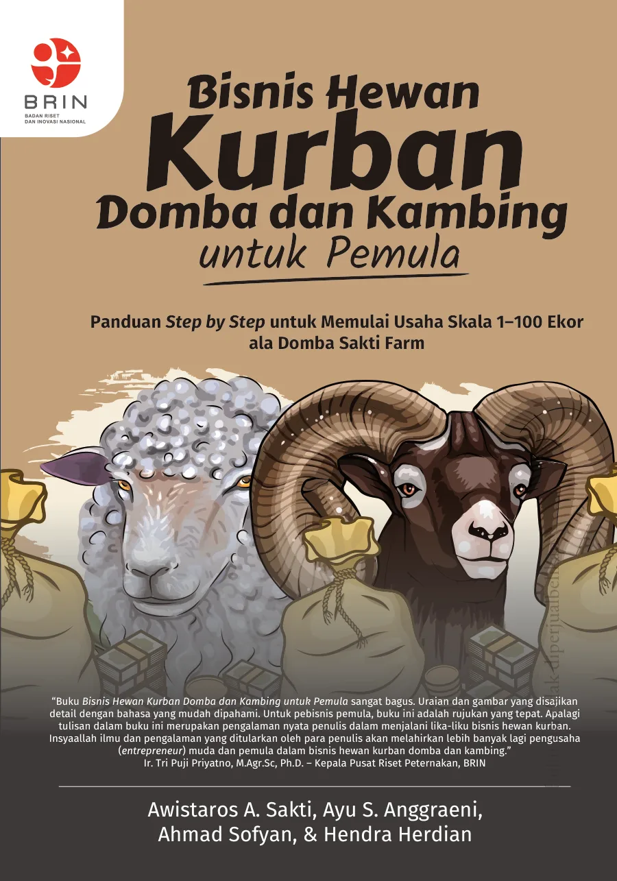 Sampul Bisnis Hewan Kurban Domba & Kambing untuk Pemula Panduan Step by Step untuk Memulai Usaha Skala 1–100 ekor