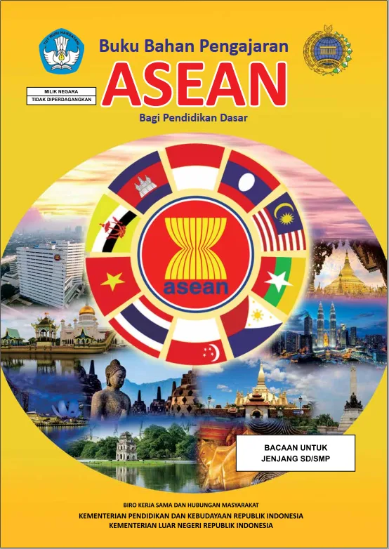 Sampul Buku Bahan Pengajaran ASEAN Bagi Pendidikan Dasar