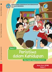 Sampul Buku Guru Kelas V Tema 7 Peristiwa Dalam kehidupan