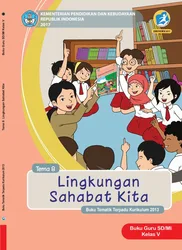 Sampul Buku Guru Kelas V Tema 8 Lingkungan Sahabat Kita