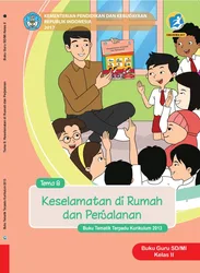 Sampul Buku Guru Tema 8 Kelas II keselamatan di rumah dan Perjalanan