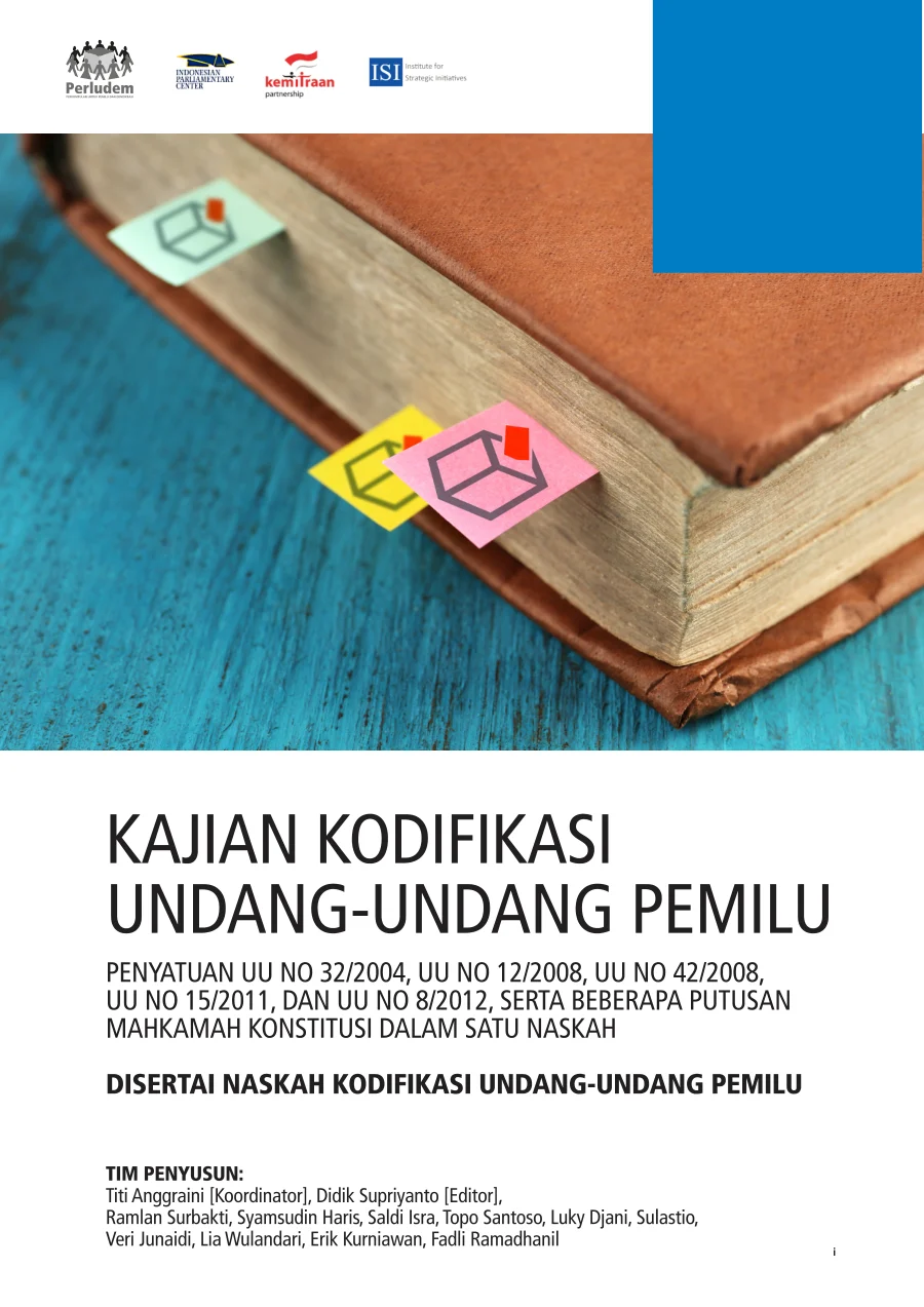 Sampul Buku Kajian Kodifikasi Undang-Undang Pemilu