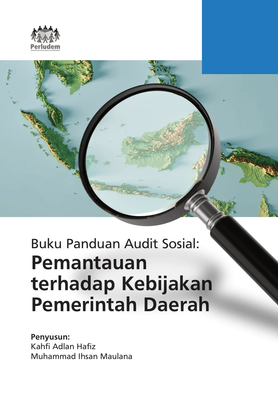 Sampul Buku Panduan Audit Sosial: Pemantauan terhadap Kebijakan Pemerintah Daerah