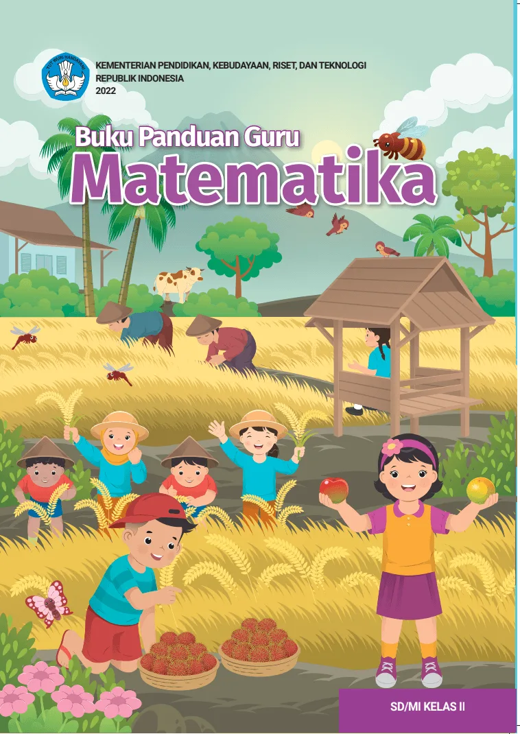 Sampul Buku Panduan Guru Matematika untuk SD/MI Kelas II