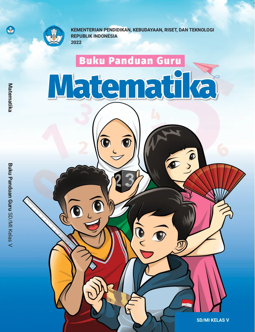 Sampul Buku Panduan Guru Matematika untuk SD/MI Kelas V