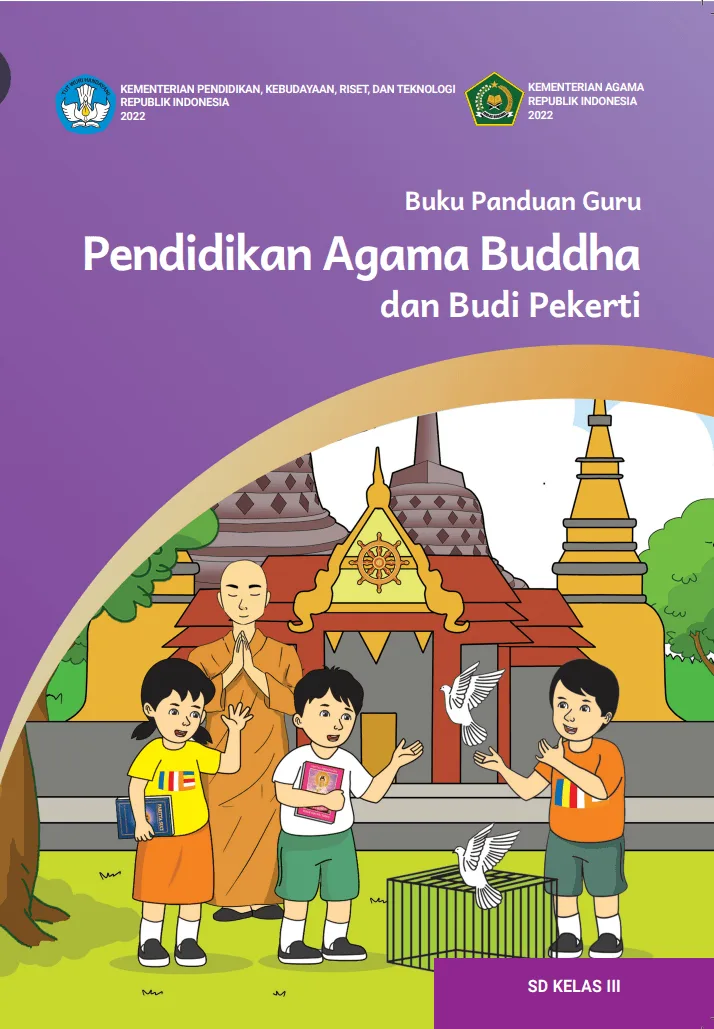 Sampul Buku Panduan Guru Pendidikan Agama Buddha dan Budi Pekerti untuk SD Kelas III