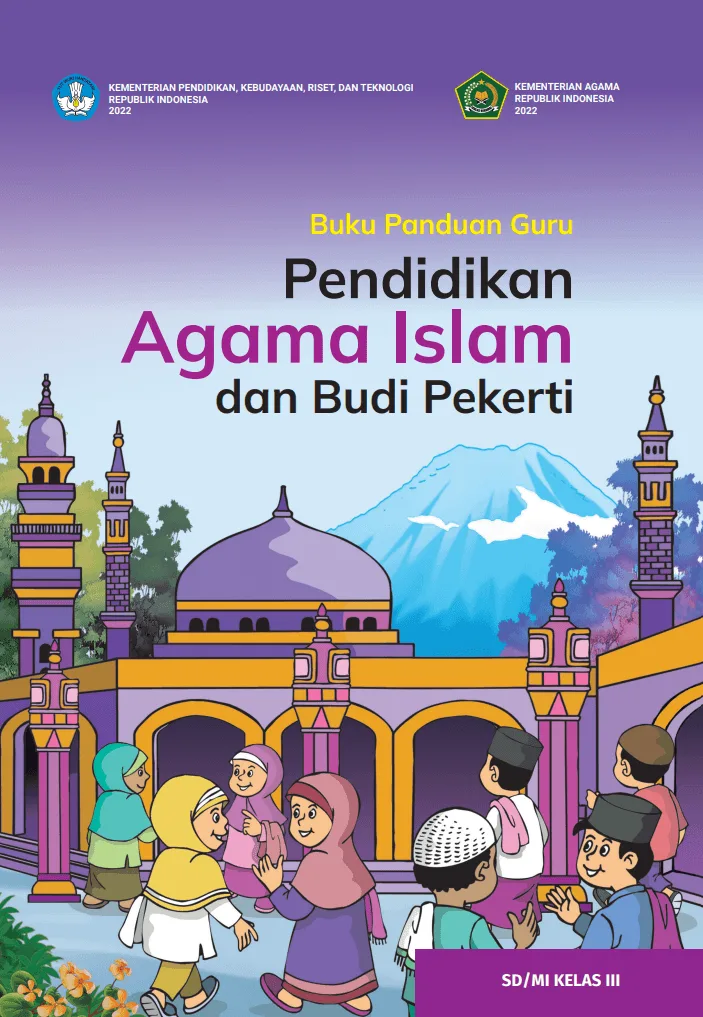 Sampul Buku Panduan Guru Pendidikan Agama Islam dan Budi Pekerti untuk SD/MI Kelas III