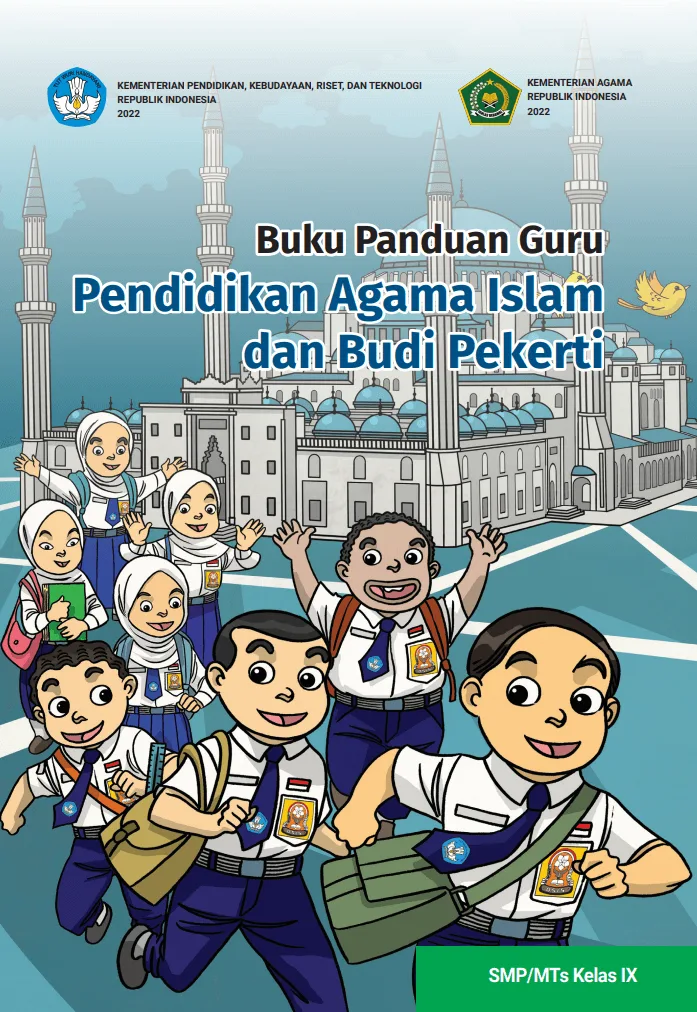 Sampul Buku Panduan Guru Pendidikan Agama Islam dan Budi Pekerti untuk SMP/MTs Kelas IX