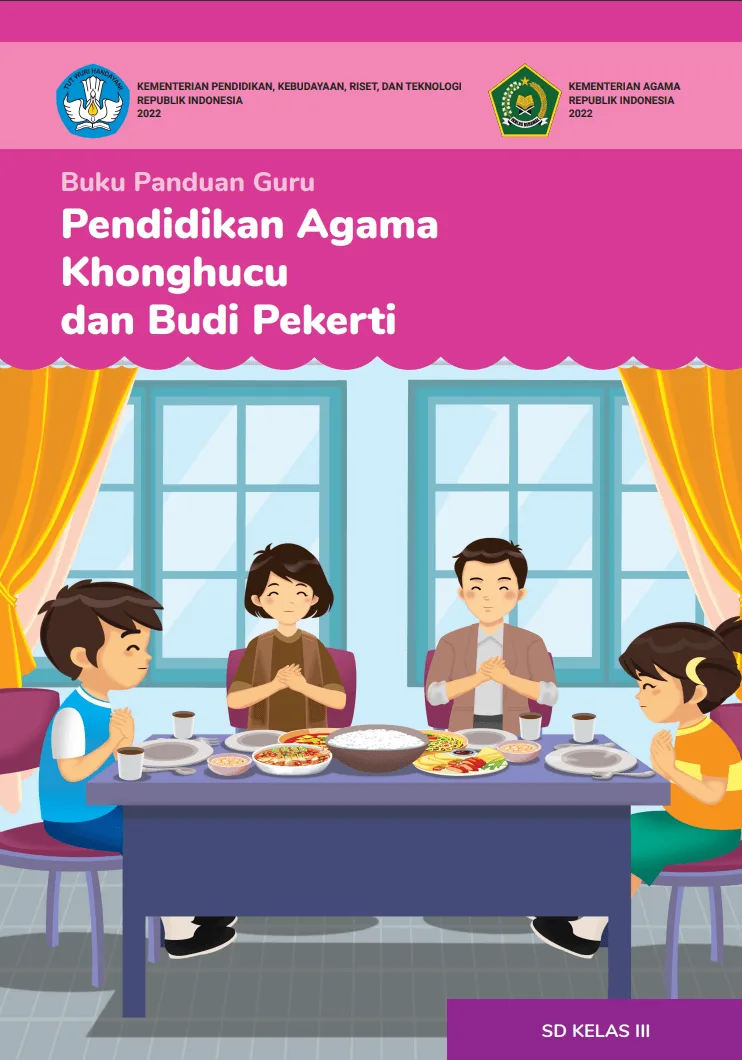 Sampul Buku Panduan Guru Pendidikan Agama Khonghucu dan Budi Pekerti untuk SD Kelas III