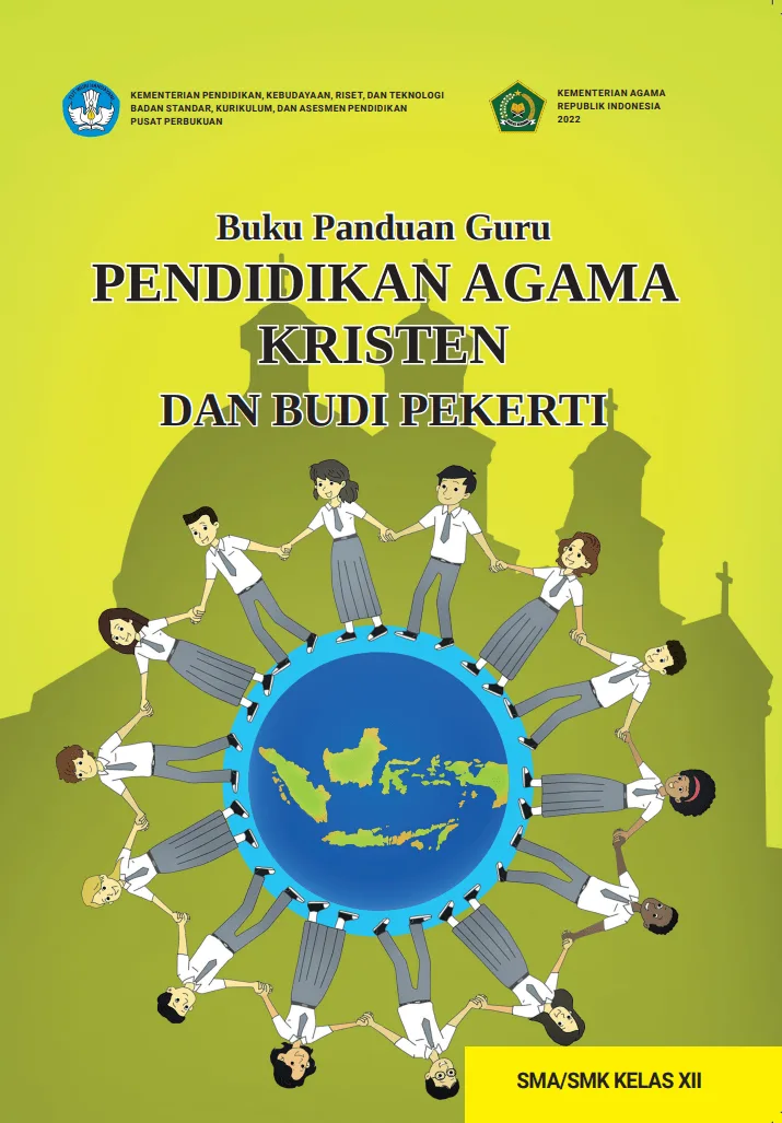 Sampul Buku Panduan Guru Pendidikan Agama Kristen dan Budi Pekerti untuk SMA/SMK Kelas XII