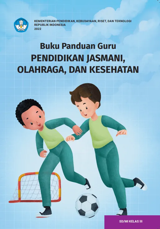 Sampul Buku Panduan Guru Pendidikan Jasmani, Olahraga, dan Kesehatan untuk SD/MI Kelas III