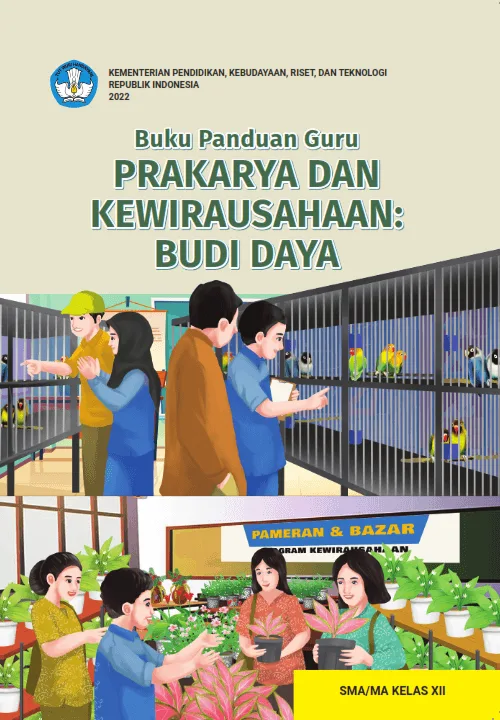 Sampul Buku Panduan Guru Prakarya Budi Daya untuk SMA/MA Kelas XII
