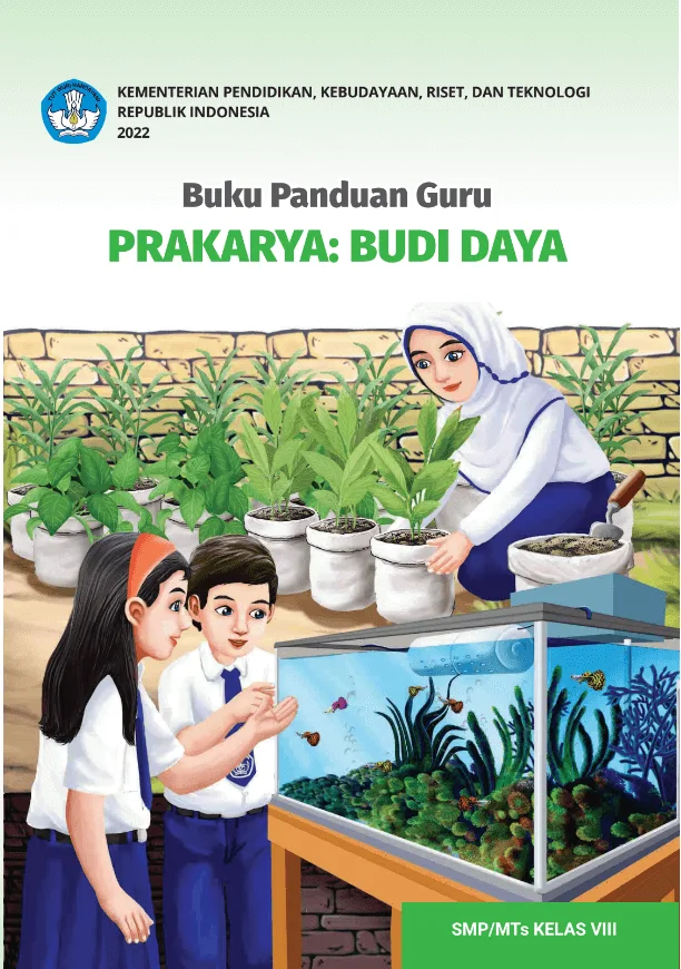 Sampul Buku Panduan Guru Prakarya: Budi Daya untuk SMP/MTs Kelas VIII