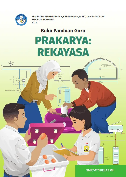 Sampul Buku Panduan Guru Prakarya: Rekayasa untuk SMP/MTs Kelas VIII