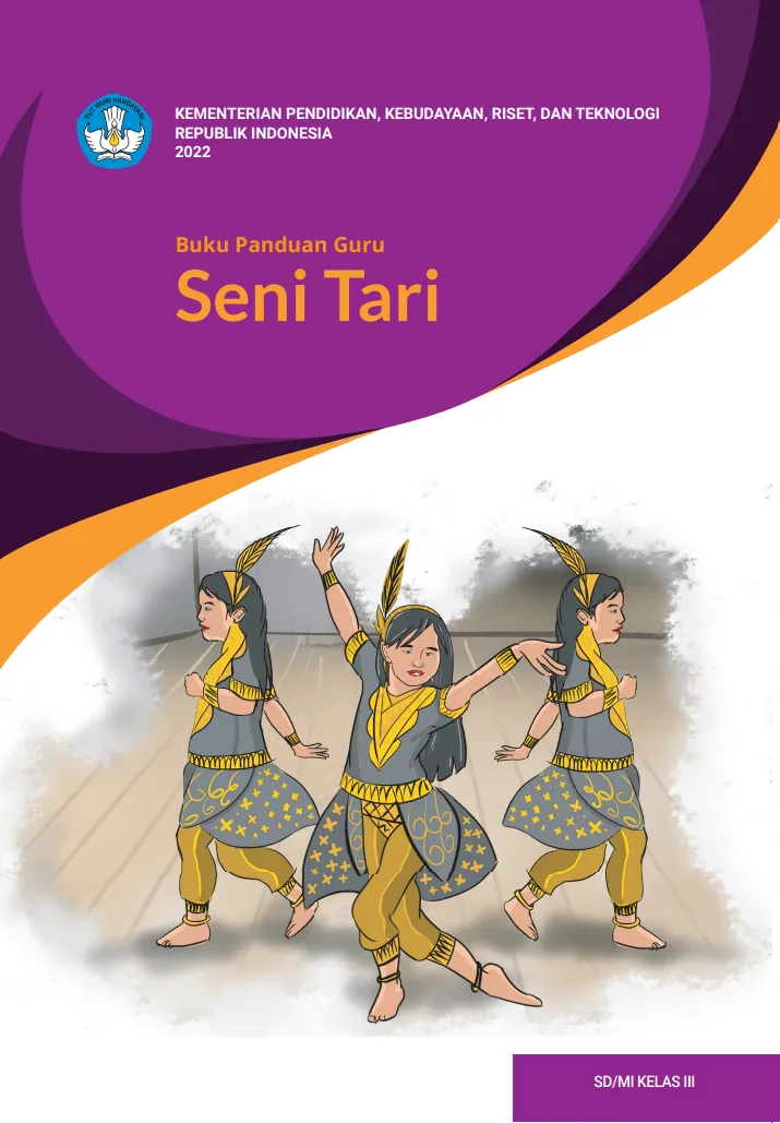 Sampul buku Buku Panduan Guru Seni Tari untuk SD/MI Kelas III