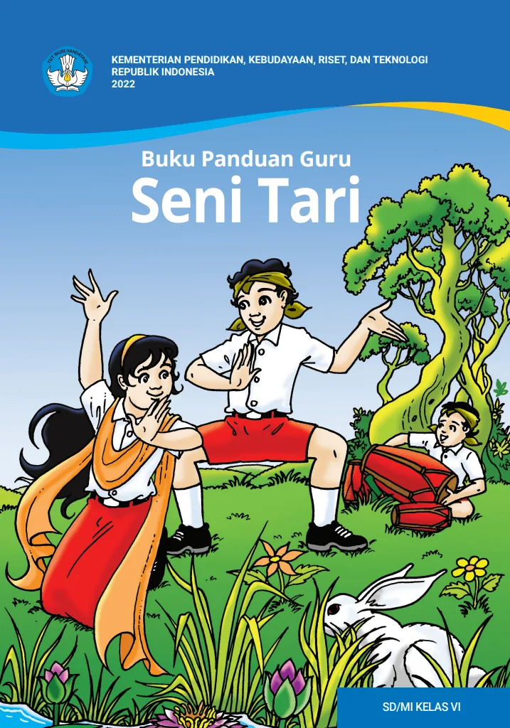 Sampul buku Buku Panduan Guru Seni Tari untuk SD/MI Kelas VI
