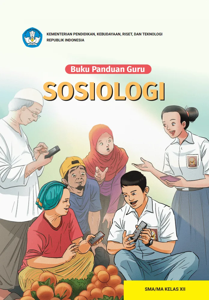 Sampul Buku Panduan Guru Sosiologi untuk SMA/MA Kelas XII