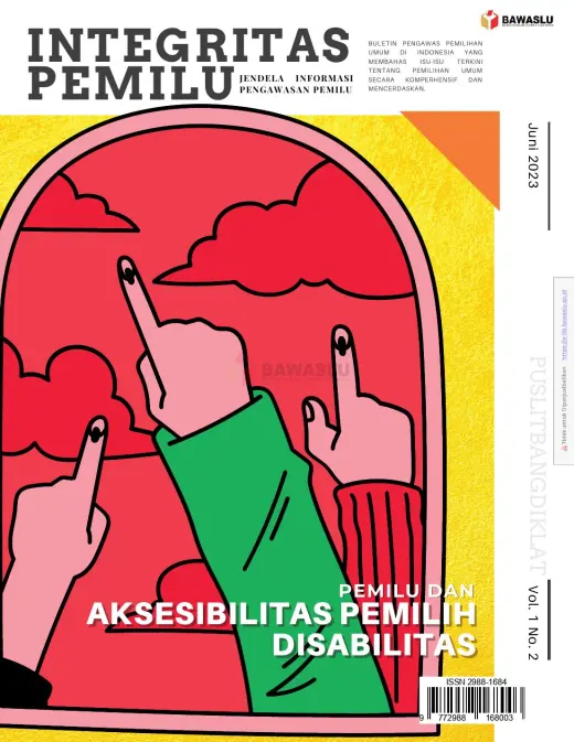 Sampul Buletin Integritas Pemilu Vol. 1 No. 2 (Pemilu dan Aksesibilitas Pemilih Disabilitas)