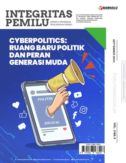 Sampul Buletin Integritas Pemilu Vol. 2 No. 3 (Politik Identitas Dalam Dinamika Demokrasi Dinamika Demokrasi Indonesia: Tantangan dan Peluang)