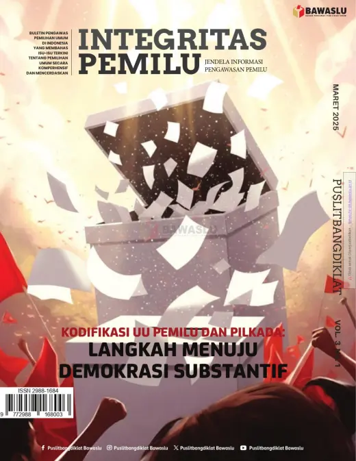Sampul Buletin Integritas Pemilu Vol. 3 No. 1 (Kodifikasi UU Pemilu dan Pilkada: Langkah Menuju Demokrasi Substantif)