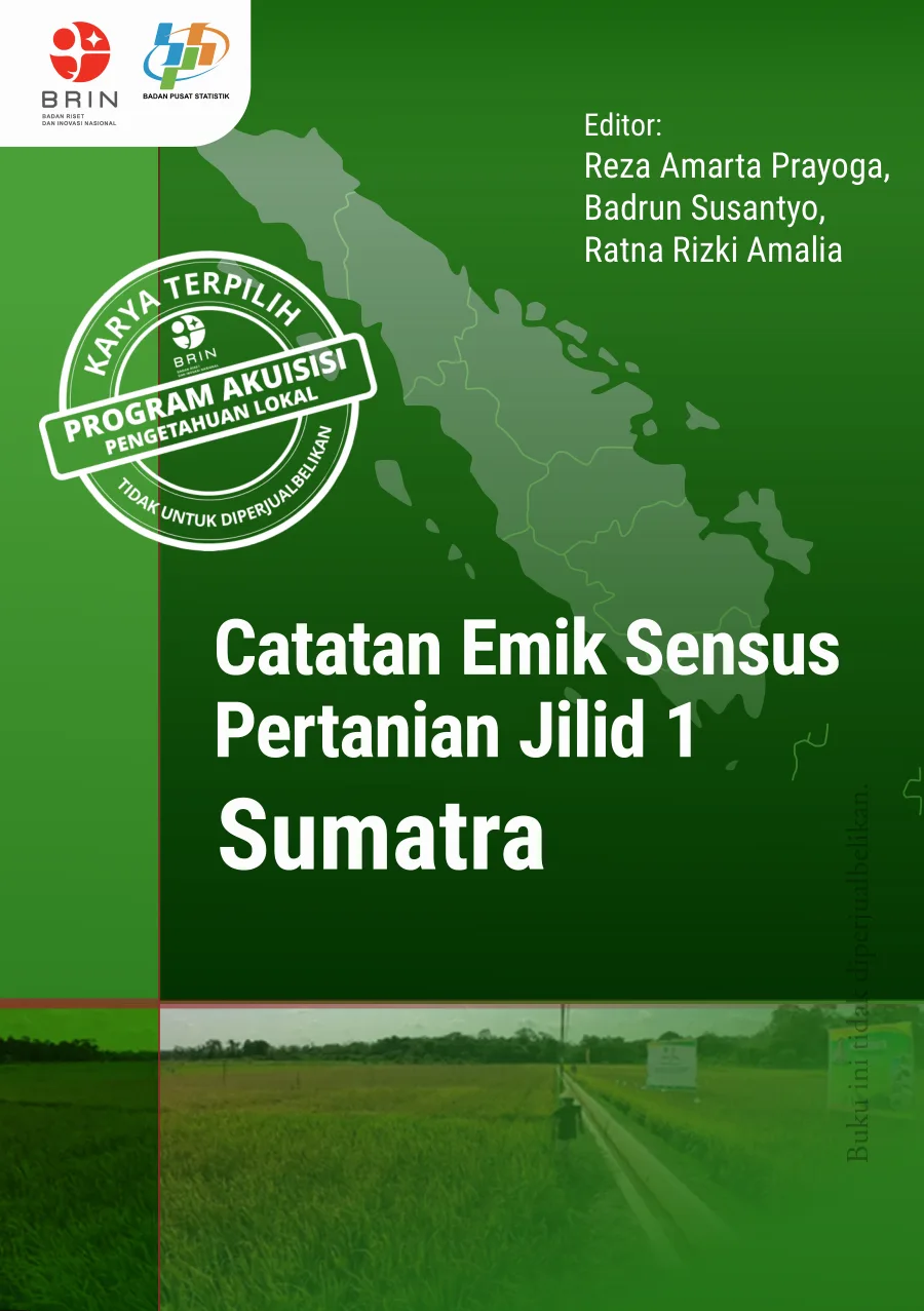 Sampul Catatan Emik Sensus Pertanian Jilid 1: Sumatra