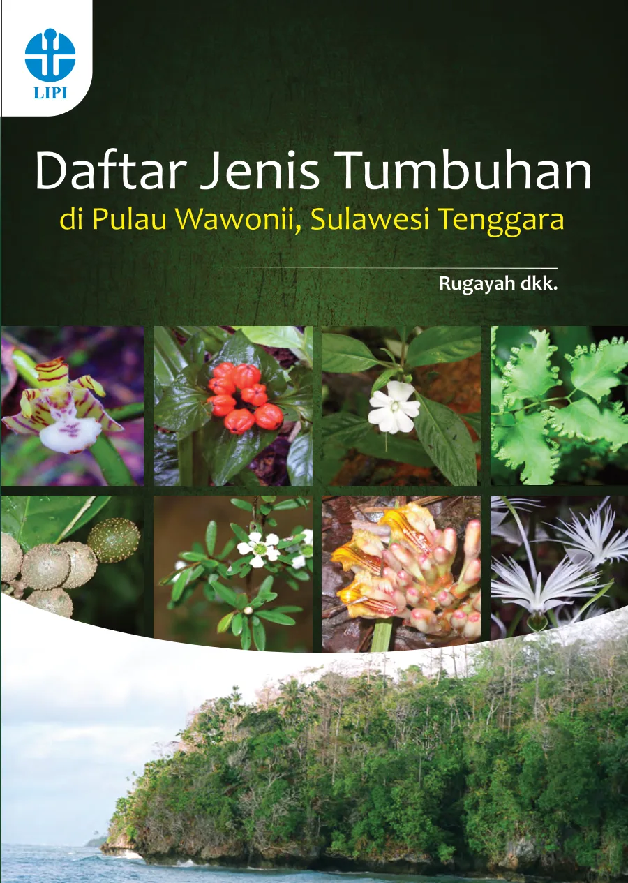 Sampul Daftar Jenis Tumbuhan di Pulau Wawonii, Sulawesi Tenggara