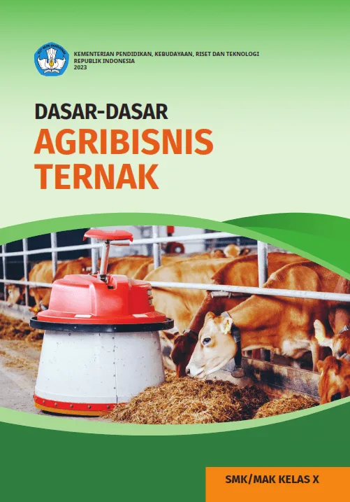 Sampul buku Dasar-Dasar Agribisnis Ternak untuk SMK/MAK Kelas X
