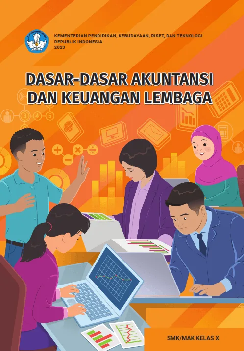 Sampul buku Dasar-Dasar Akuntansi dan Keuangan Lembaga untuk SMK/MAK Kelas X