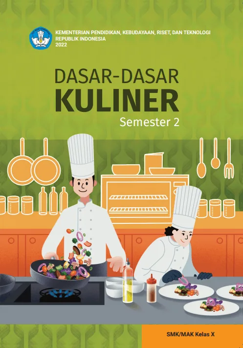 Sampul Dasar-Dasar Kuliner untuk SMK/MAK Kelas X Semester 2