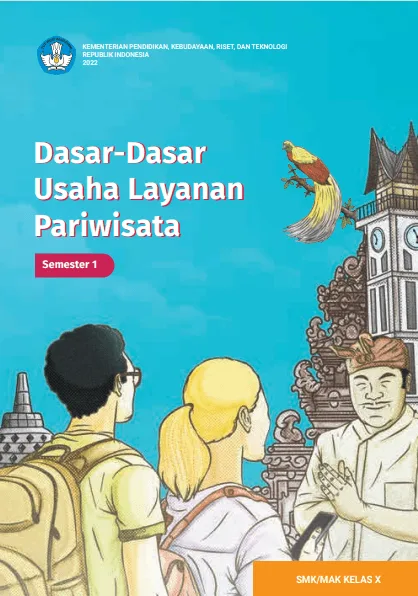 Sampul Dasar - dasar Usaha Layanan Pariwisata untuk SMK/MAK Kelas X Semester 1