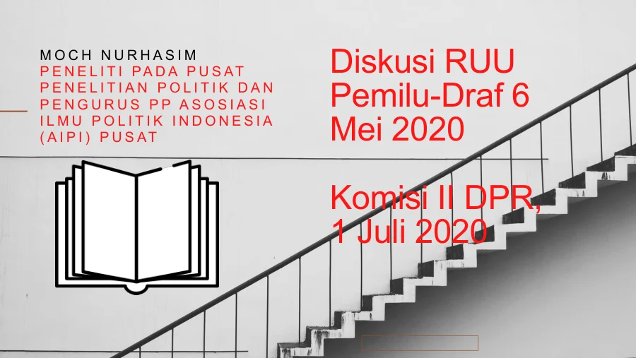 Sampul Diskusi RUU Pemilu: Draf 6 Mei 2020
