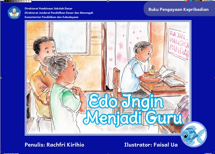 Sampul Edo Ingin Menjadi Guru
