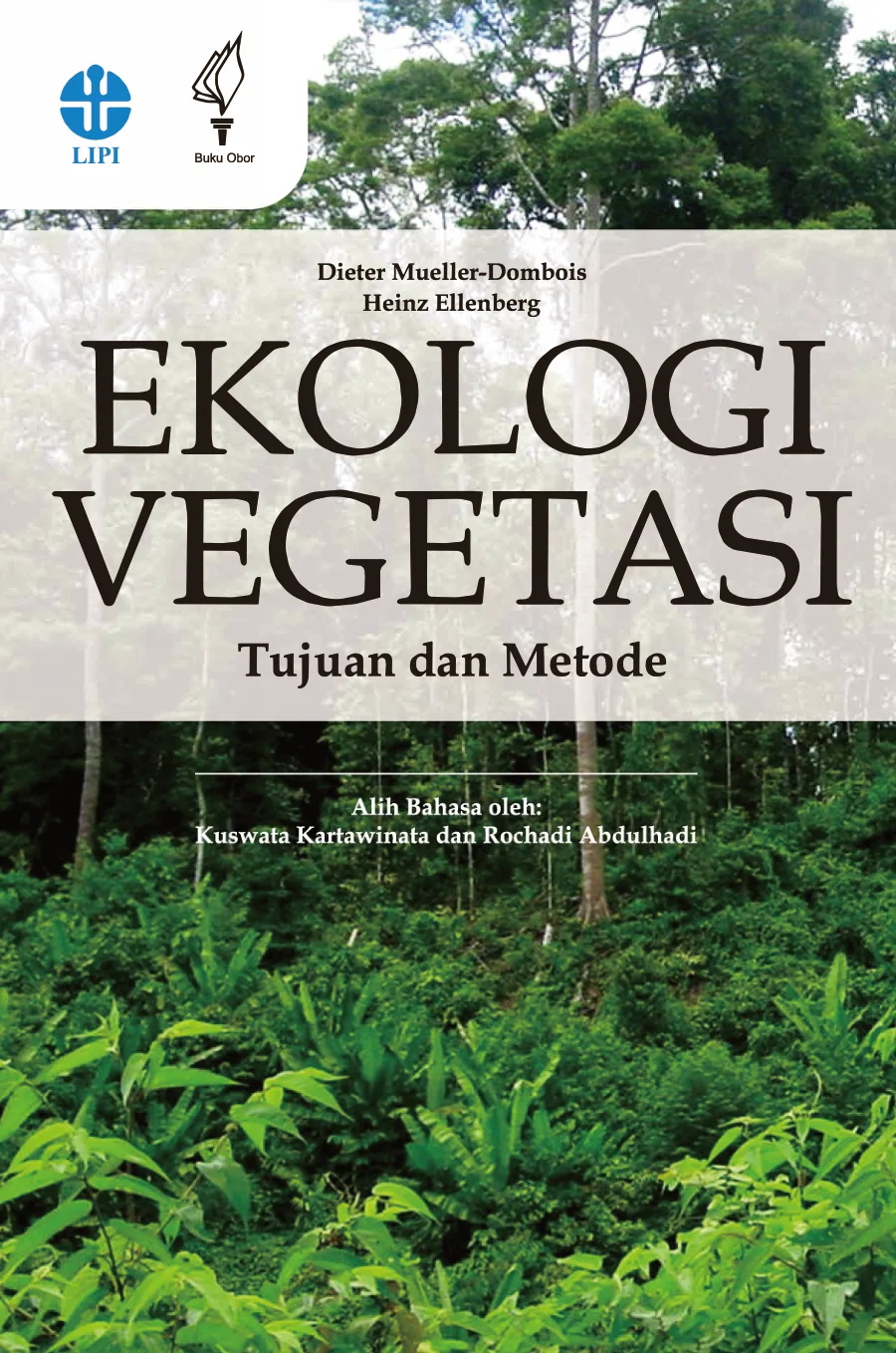 Sampul buku Ekologi Vegetasi: Tujuan dan Metode