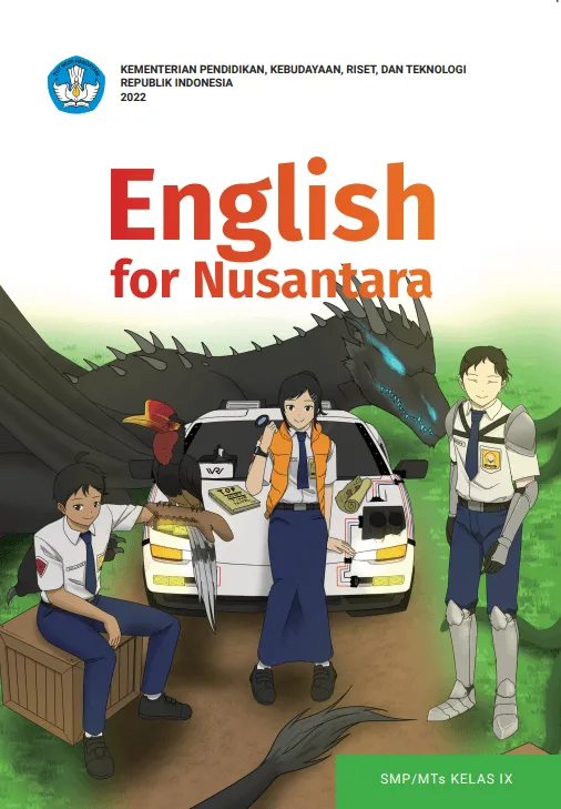 Sampul English for Nusantara untuk SMP/MTs Kelas IX