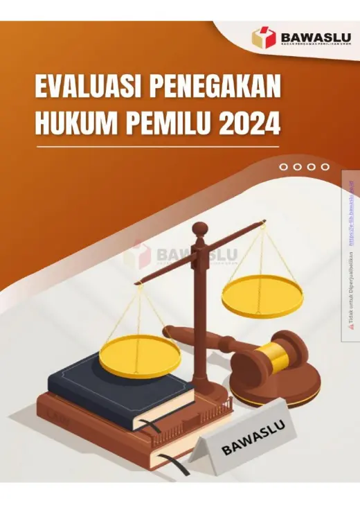 Sampul Evaluasi Penegakan Hukum Pemilu 2024
