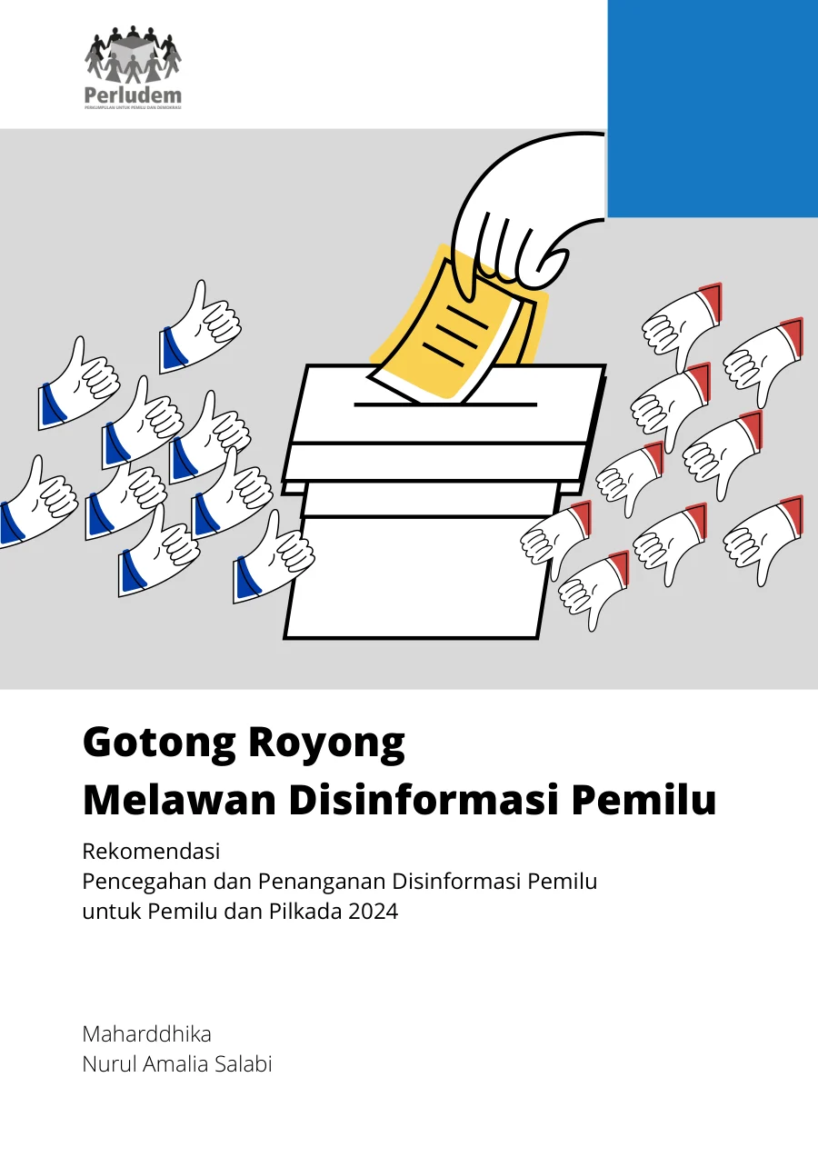 Sampul Gotong Royong Melawan Disinformasi Pemilu
