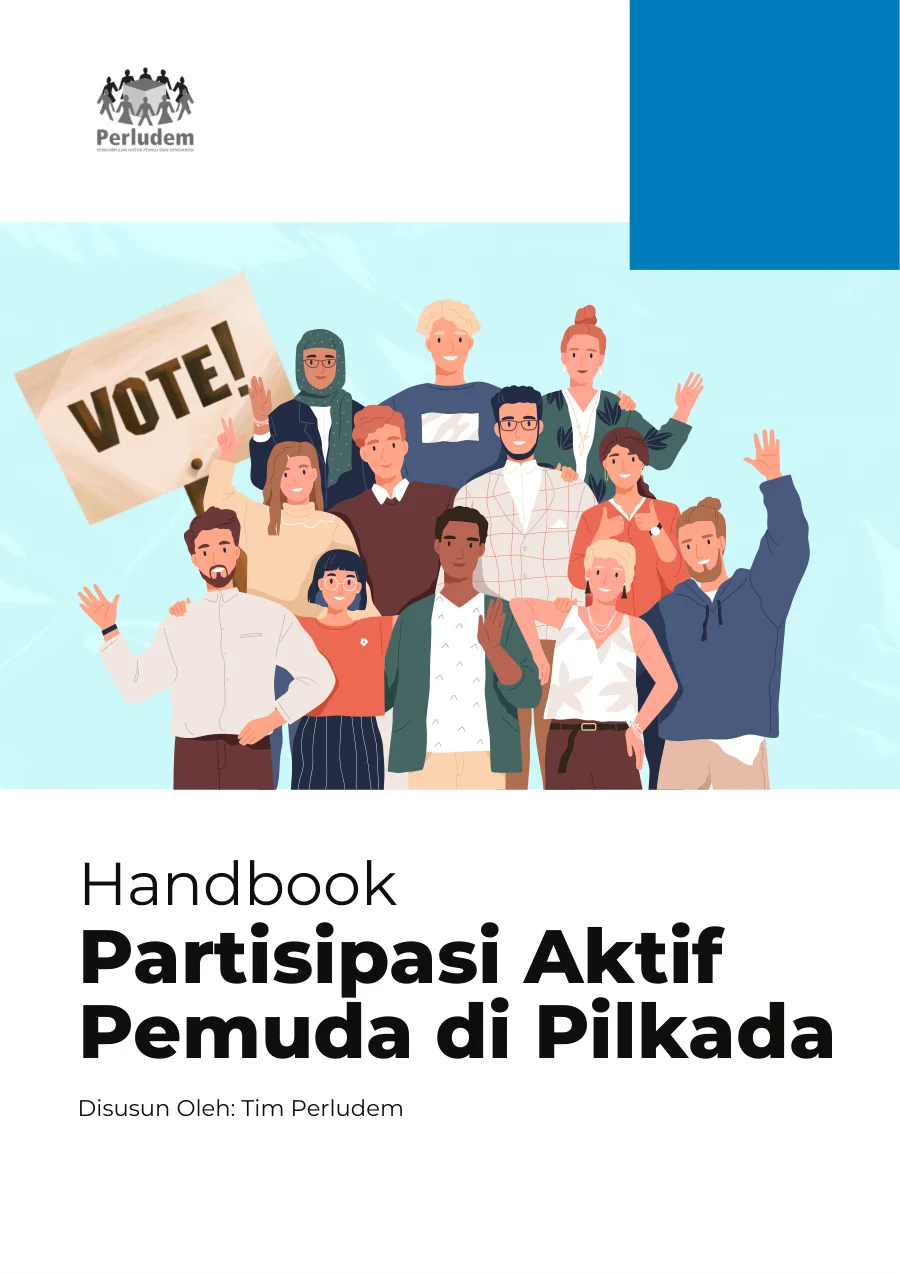 Sampul Handbook Partisipasi Aktif Pemuda di Pilkada