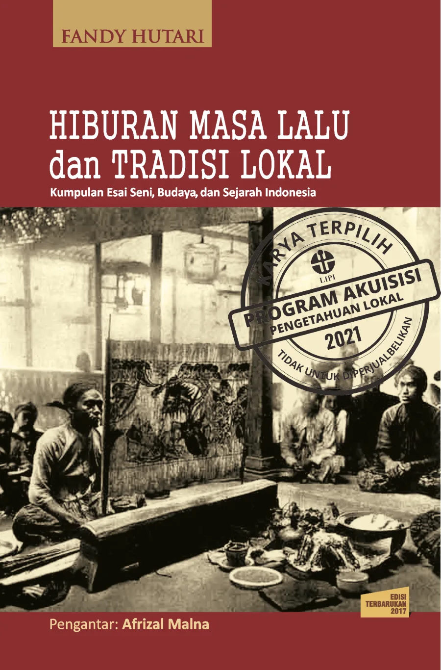 Sampul Hiburan Masa Lalu dan Tradisi Lokal