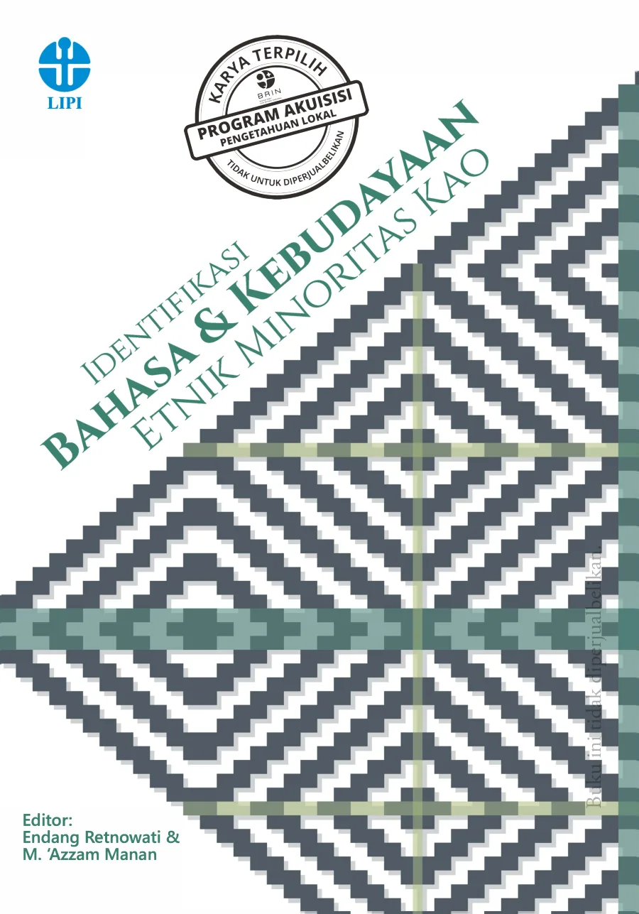 Sampul buku Identifikasi Bahasa dan Kebudayaan Etnik Minoritas Kao