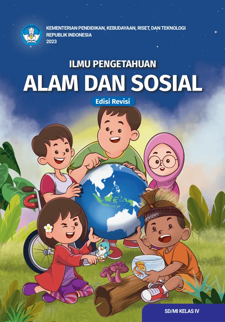 Sampul Ilmu Pengetahuan Alam dan Sosial untuk SD/MI Kelas IV (Edisi Revisi)