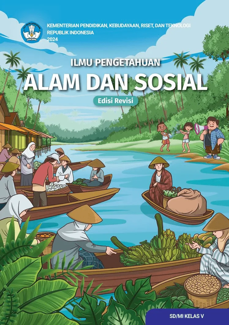 Sampul Ilmu Pengetahuan Alam dan Sosial untuk SD/MI Kelas V (Edisi Revisi)