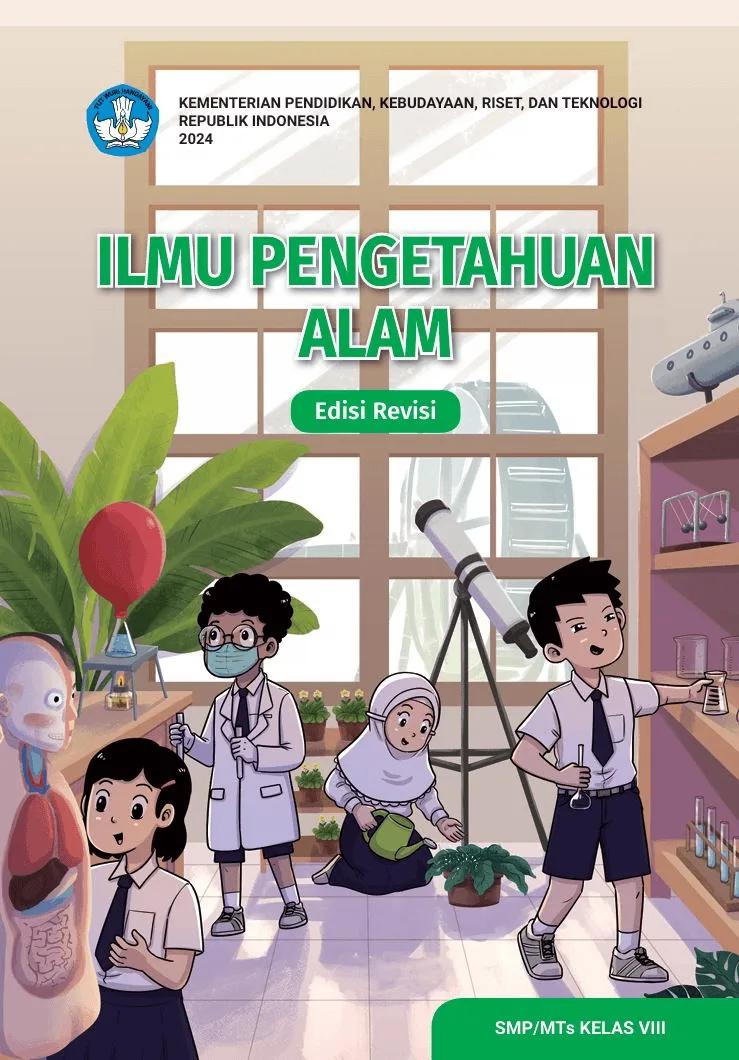 Sampul Ilmu Pengetahuan Alam untuk SMP/MTs Kelas VIII (Edisi Revisi)