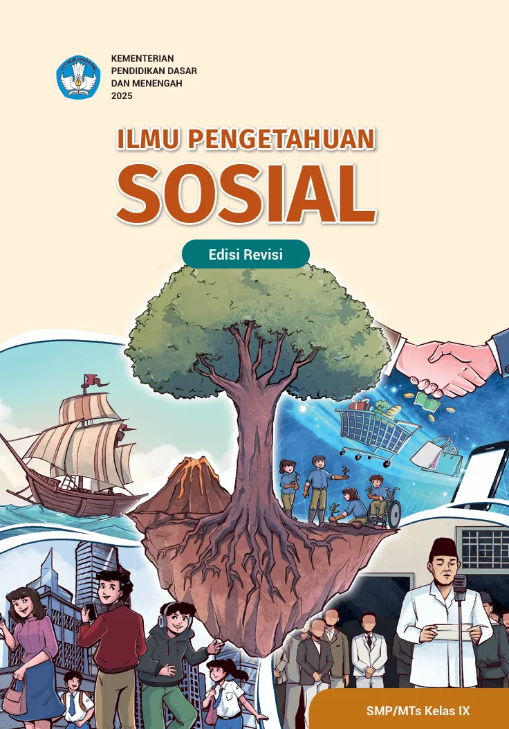 Sampul Ilmu Pengetahuan Sosial untuk SMP/MTs Kelas IX (Edisi Revisi)